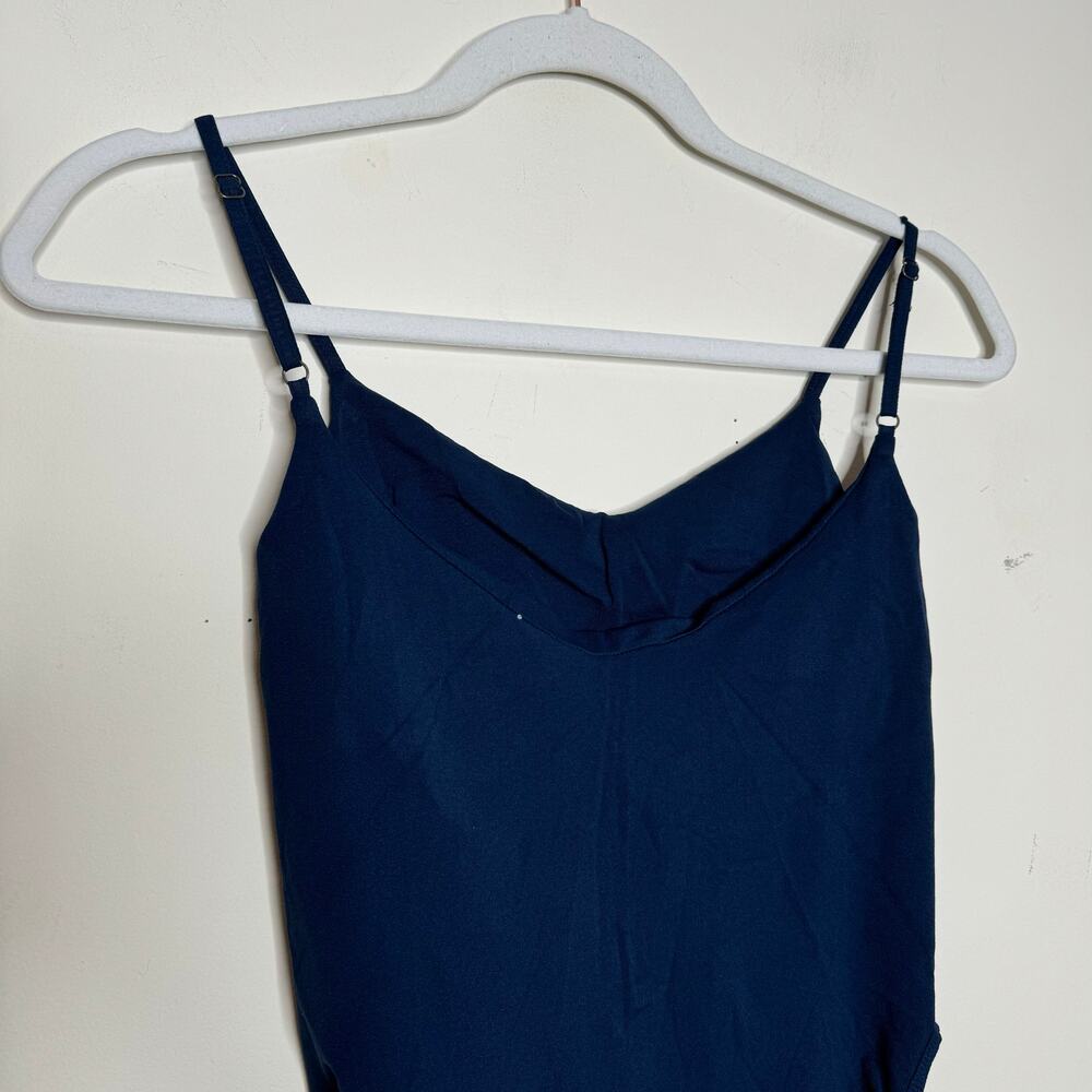 Intimately Free People Blue V-Neck Sleeveless Bodysuit NWOT Size XS/S - Picture 2 of 6